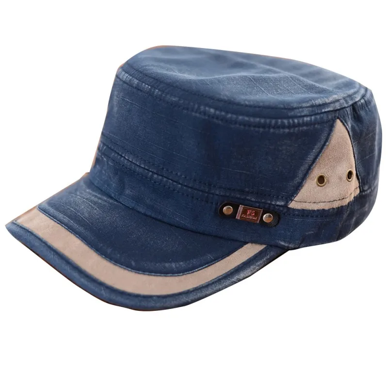 

2021 NEW Classic Men Women Adjustable Army Plain Vintage Hat Cadet Baseball Cap 3D