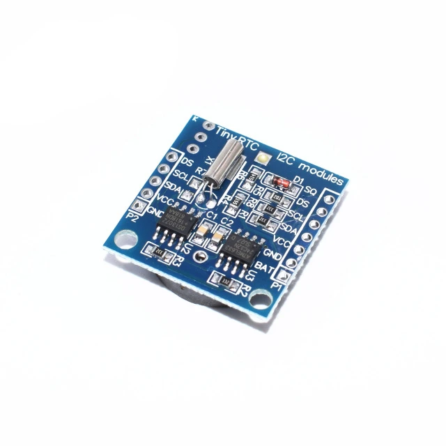 Крошечный модуль памяти RTC I2C 24C32 1 шт. с часами DS1307 без аккумулятора для arduino |