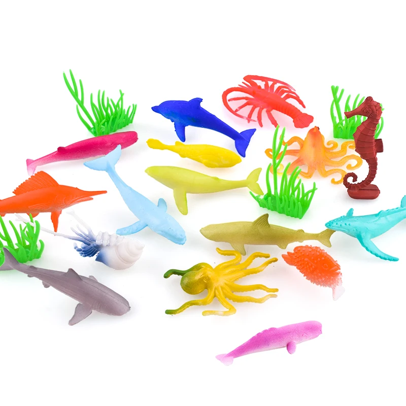 16-20 шт. мягкая модель динозавра из морских животных детская игрушка убийца
