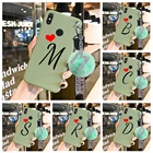 Чехол для Xiaomi Redmi Note 9, 8, 7 Pro, 9S, 9A, 9C, 8A, силиконовый, с милыми буквами