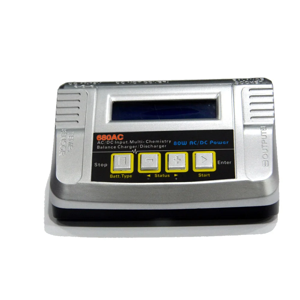 HTRC 680AC 80 Вт 6A AC/DC двойной мощность RC батарея баланс зарядное устройство Dis для 1-6s
