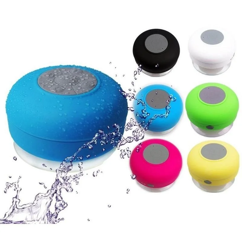 

Mini Caixa de Som Bluetooth Prova D Água Portátil Banheiro Piscina Chuveiro
