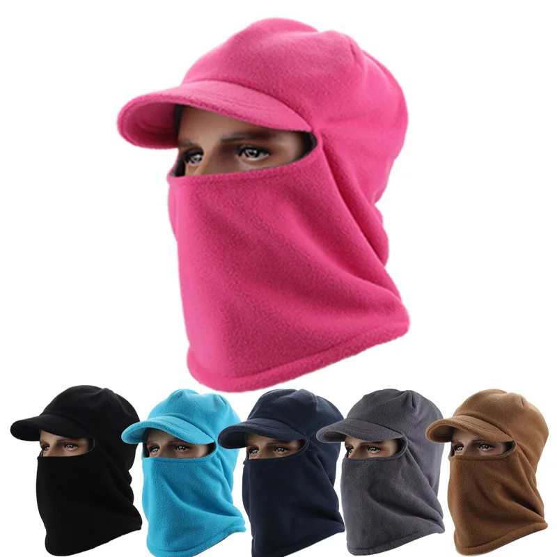 

Fleece Warm Fabric Cycling Bike Cap Windproof Riding Headgear Bicycle Bike Bandana Face Mask Sports Hat Scarf Winter