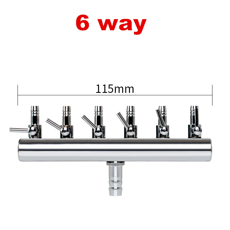 Adjustable Aquarium Air Ragulater Splitter Fish Tank Control Check Valve For Pump Accessories 8mm To 4mm | Дом и сад