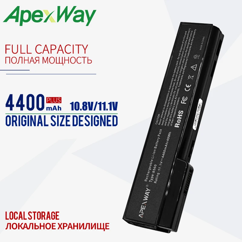 Аккумулятор для ноутбука 4400 мАч HP EliteBook 8460p Series CC09 HSTNN CB2F DB2H QK640AA QK642AA QK643AA|battery for