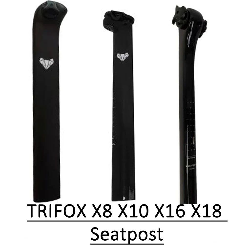 

TRIFOX Carbon Fiber Road Bike Seatpost Bicycle Replacement Parts for X8 X10 X12 X16 X18