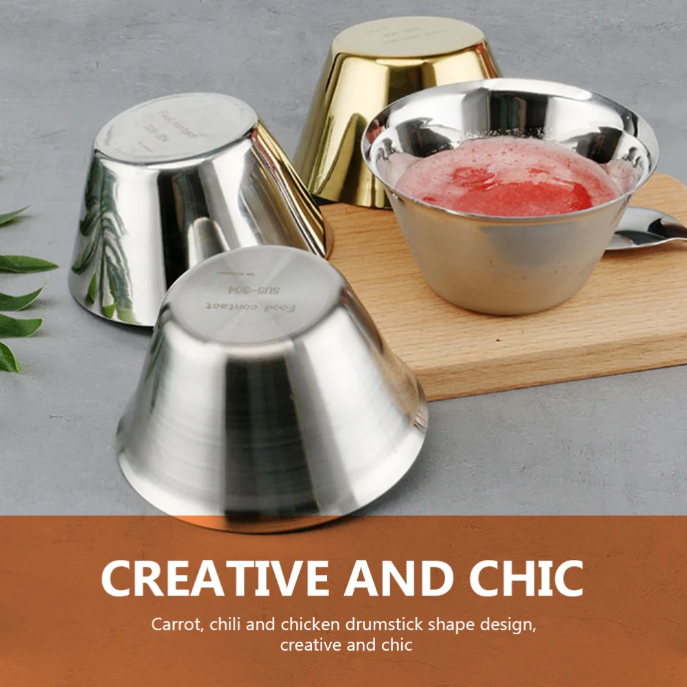 

1Pc Salad Ketchup Cup Household Steak Sauce Bowl Multipurpose Tableware