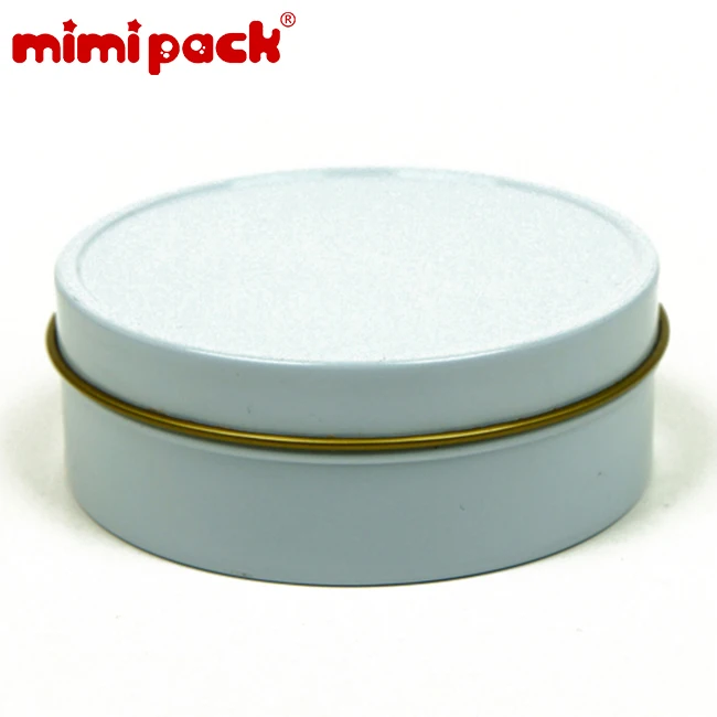 Mimipack набор из 24 пустых пищевых жестяных канистр металлические неглубокие круглые жестяные банки для торта - Цвет: White