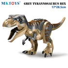 MKTOYS игрушечный динозавр, конструктор, мир Юрского периода, блоки, тираннозавр, индоминус Рекс, блоки, фигурки, игрушки для детей