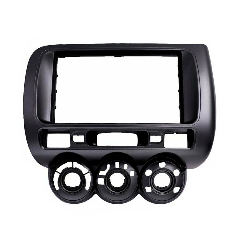 

Grey Plastic Car Radio Fascia Stereo Dash Panel Frame Fit for Honda Jazz 2002 2003 2004 2005 2006 2007 2008 left hand drive