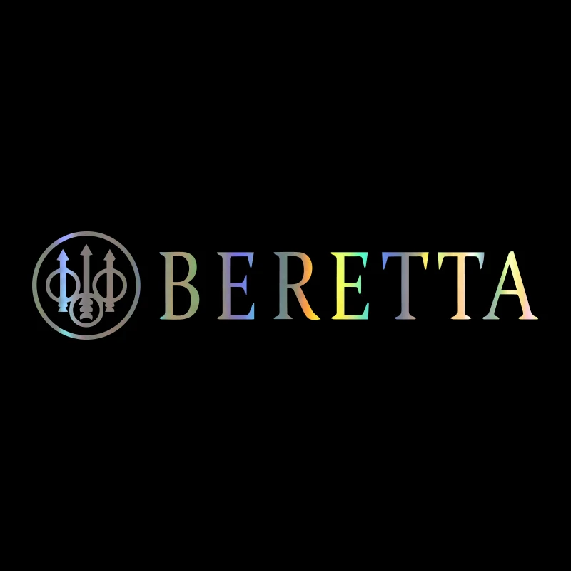 

Classic Beretta Gun Fashion Car Sticker Personalized Decal Laptop Truck Motorcycle Auto Accessories Decoration PVC,15cm*3cm