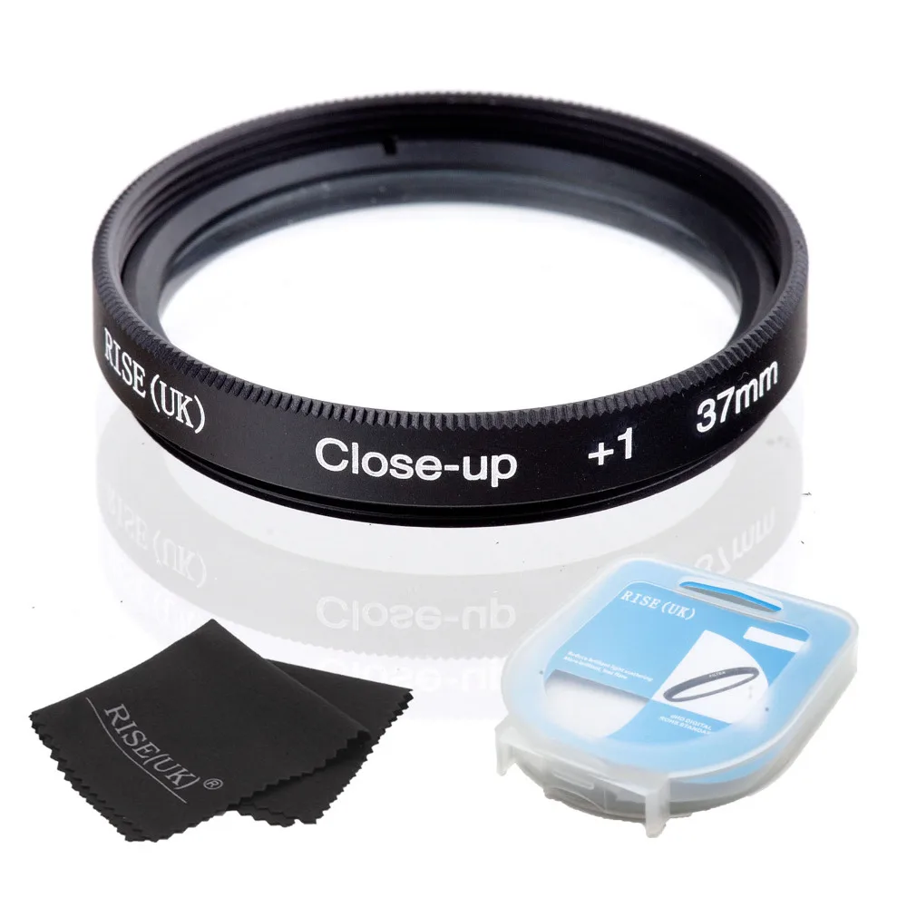 

RISE(UK) 37mm Close-Up +1 Macro Lens Filter for Nikon Canon SLR DSLR Camera + filter case +gift