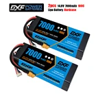 Аккумулятор DXF 2S 3S 4S Lipo 7,4 V 11,1 V 14,8 V 7000Mah 100C hardcase для RC lipo18 10 Car багги Грузовик лодки Дрон Salash