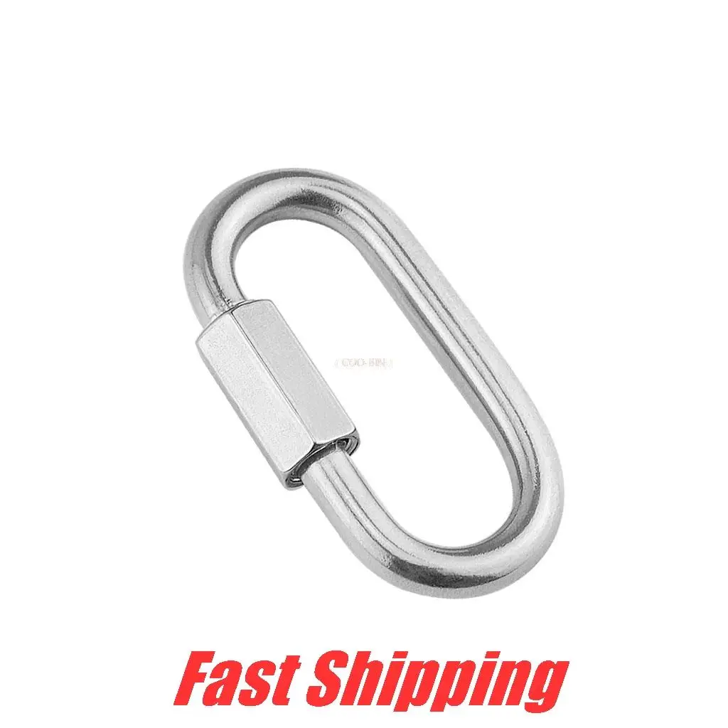 Быстросъемное кольцо из нержавеющей стали 304 крючок-цепочка для скалолазания