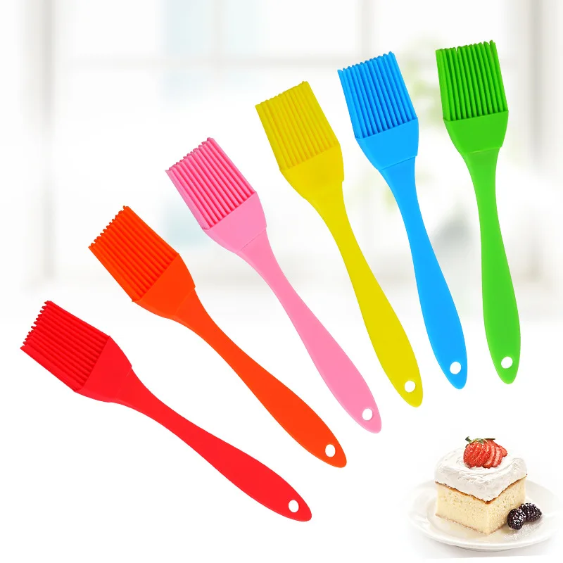 

Silicone Baking Bakeware Bread Cook Brushes Pastry Oil BBQ Basting Brush Tool Kitchen Accessorie Small Brushes Utensil Supplies