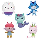 Мягкий плюшевый домик для кукол Gabbys, плюшевый домик в виде животных из аниме Габби, игрушки, Mercat Pandy, мультяшный Кот, Русалка, плюшевый подарок для детей