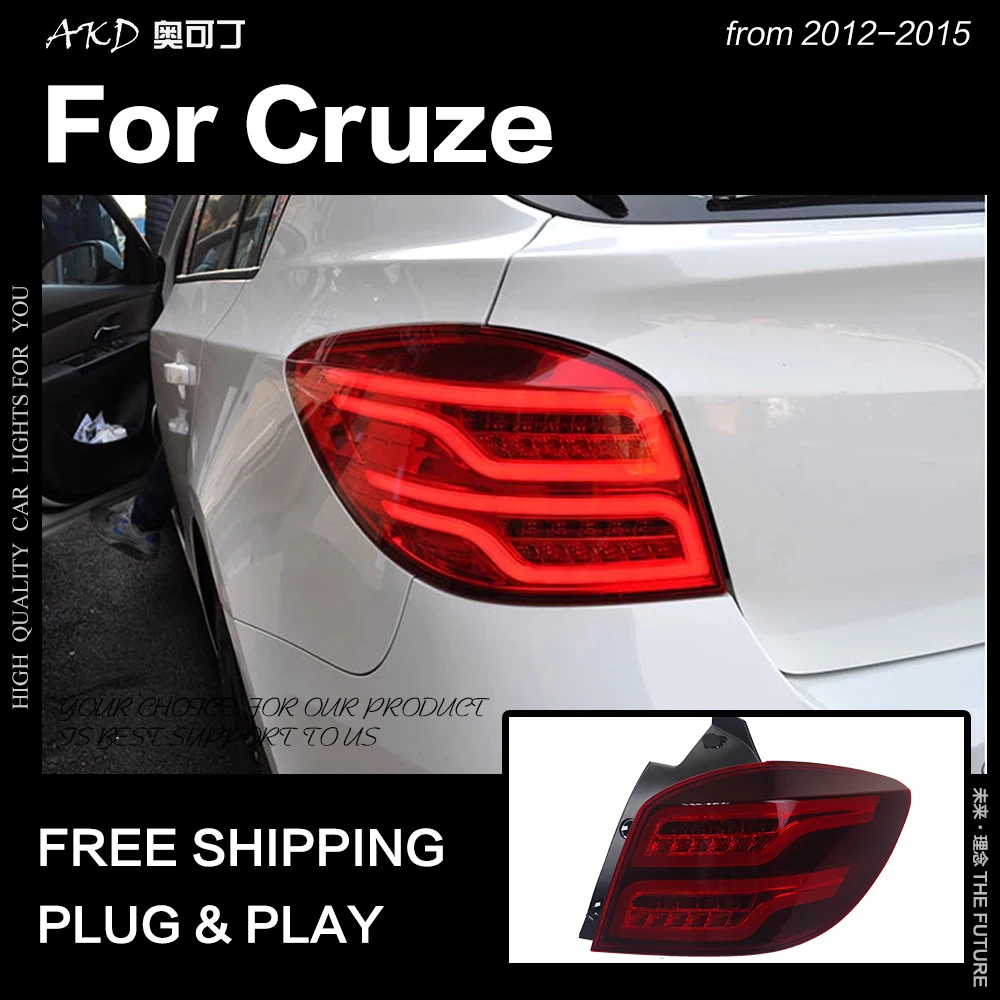 AKD автомобильный Стайлинг для Chevrolet Cruze светодиодный задний фонарь s 2012 2015 DRL