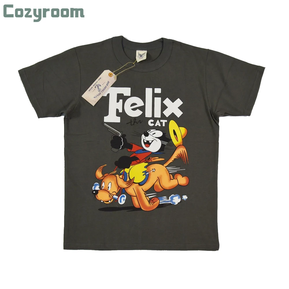 

Cozyroom Military Cartoon Graphic Print Tee Shirts 300gr Heavy-duty Crewneck T-Shirts