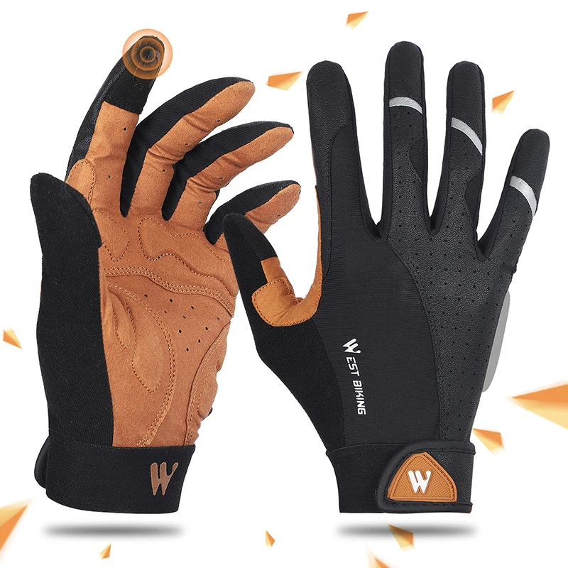 

Sports Cycling Gloves Touch Screen Men Women Gloves Warm Winter Windproof MTB Bicycle Motorcycle Skiing Fitness Gloves XA35Q