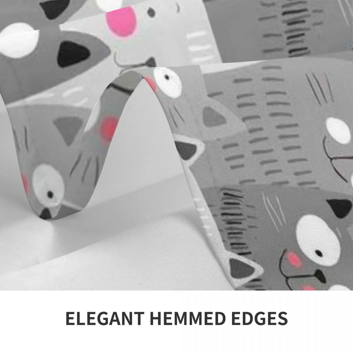 Картины многих милых кошек прямоугольная скатерть для журнального столика