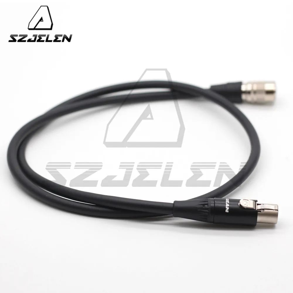 Камера 12v Hirose 4pin для mini XLR 4 pin female для tvlogic 055/056/058 кабель питания