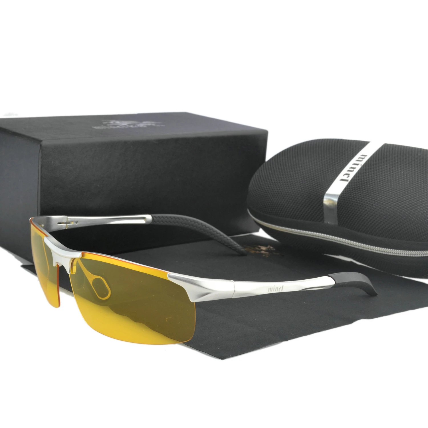 Мужские солнцезащитные очки из алюминиево магниевого сплава поляризационные UV400