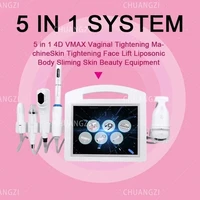 6 in1 latest body shape 12 lines 4d smas ultrasound microneedle rf face lifting fat loss vaginal rejuvenation beauty device