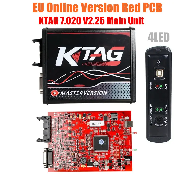 KTAG V2.25 7,020 KESS V2.47 5,017 ECU чип-тюнинговый инструмент светодиодный BDM Рамка 4 шт. пробные ручки BDM зонд 22 шт. Полные Адаптеры BDM100 - Цвет: KESS Main Unit