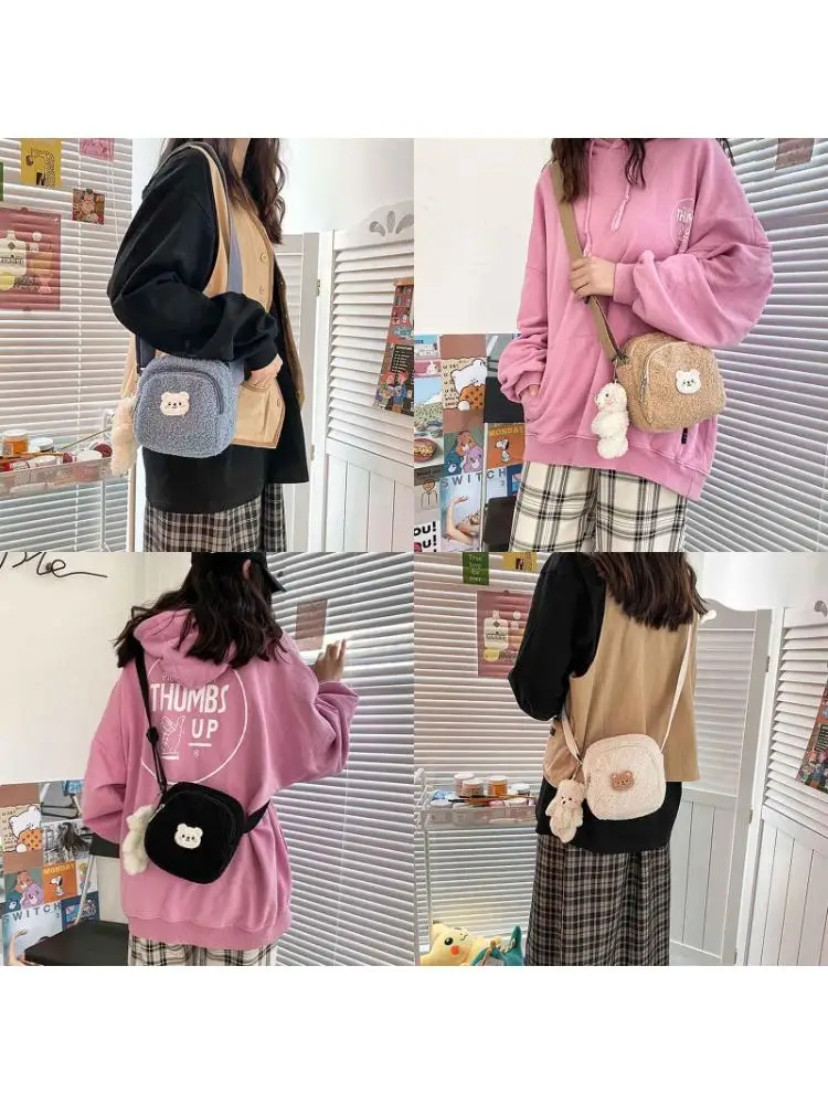 

Women Girls Cute Shoulder Crossbody Bag Adjustable Shoulder Strap Lady Phone Pouch Messenger Satchel Purse