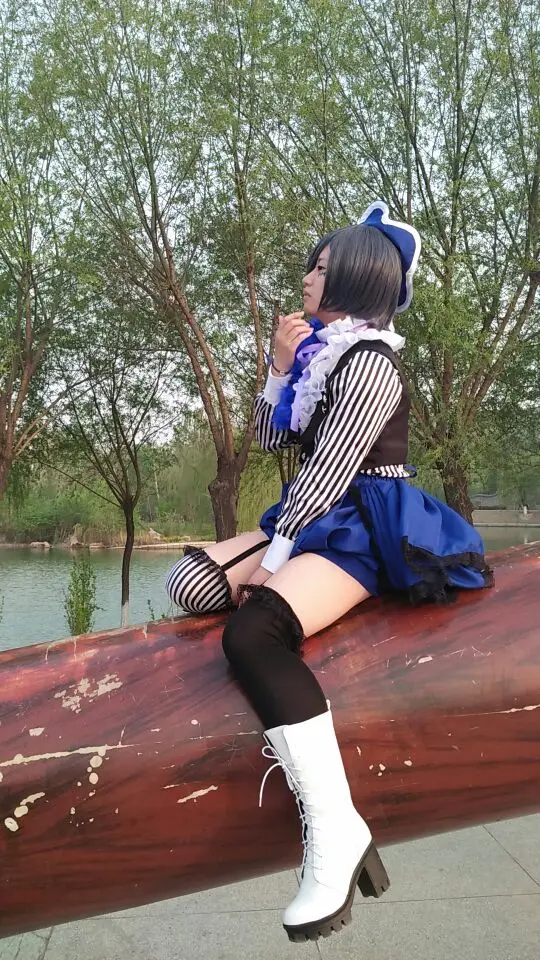 Аниме Черный Дворецкий Косплей Kuroshitsuji Ciel Phantomhive цирковая форма костюм весь комплект