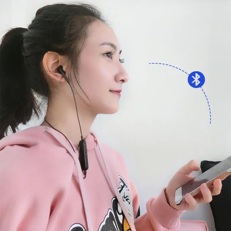 s6 wireless earphone music headset phone neckband sport bluetooth stereo earbuds earphone with mic for iphone samsung xiaomi free global shipping