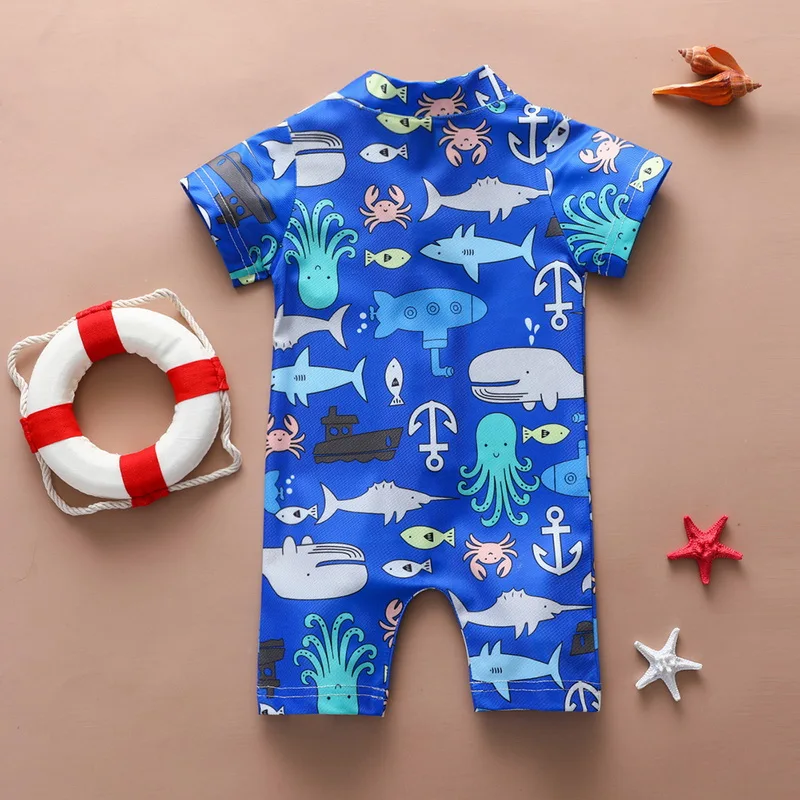 CYSINCOS/летний купальный костюм для малышей маленьких мальчиков Солнцезащитный