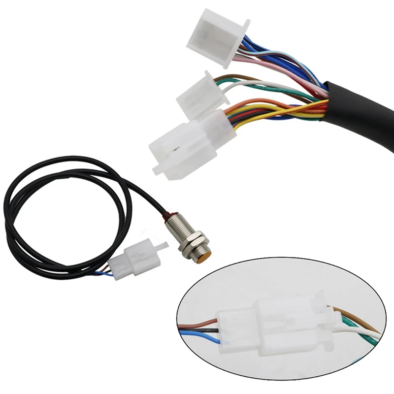 7-Цвет светодиодный мотоцикл RX2N ЖК ATV цифровой Speeeter тахометр метр 15000 об/мин |