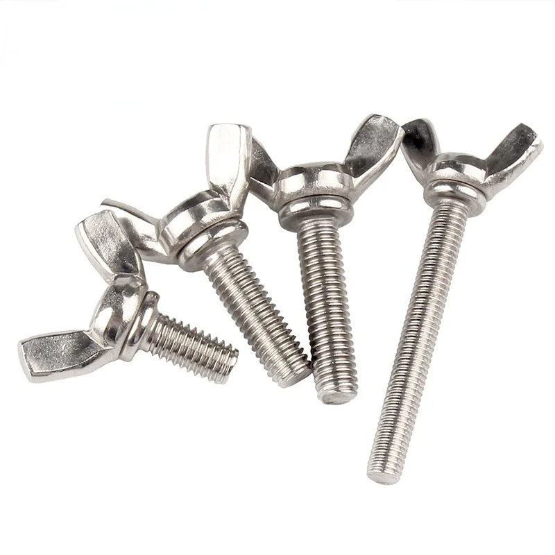 

Wing bolts butterfly bolts1-5pcs DIN316 M3 M4 M5 M6 M8 M10 wing head thumb screws 304 stainless steel claw hand tighten