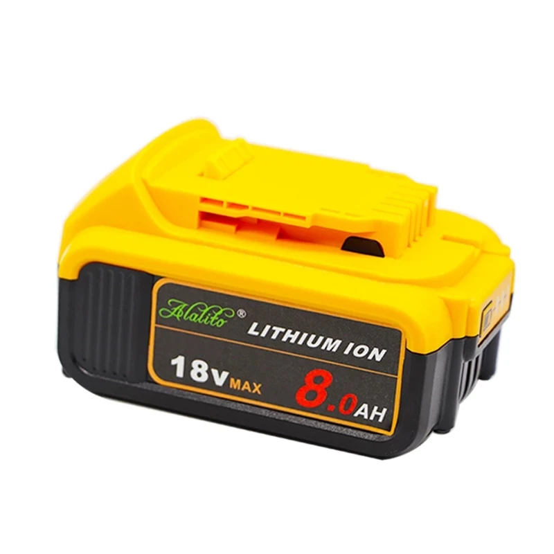 3 шт. 18 в 8.0Ah Макс XR Батарея електричюеского инструмента Замена для DeWalt DCB184 DCB181 DCB182