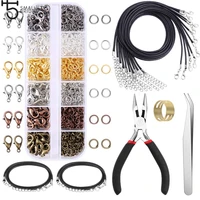 12 grid jewelry accessories for jewelry making open jump rings lobster clasp diy jewelry findings set jewelry tool
