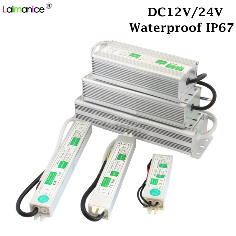 Водонепроницаемый светодиодный трансформатор IP67 блок питания Трансформатор