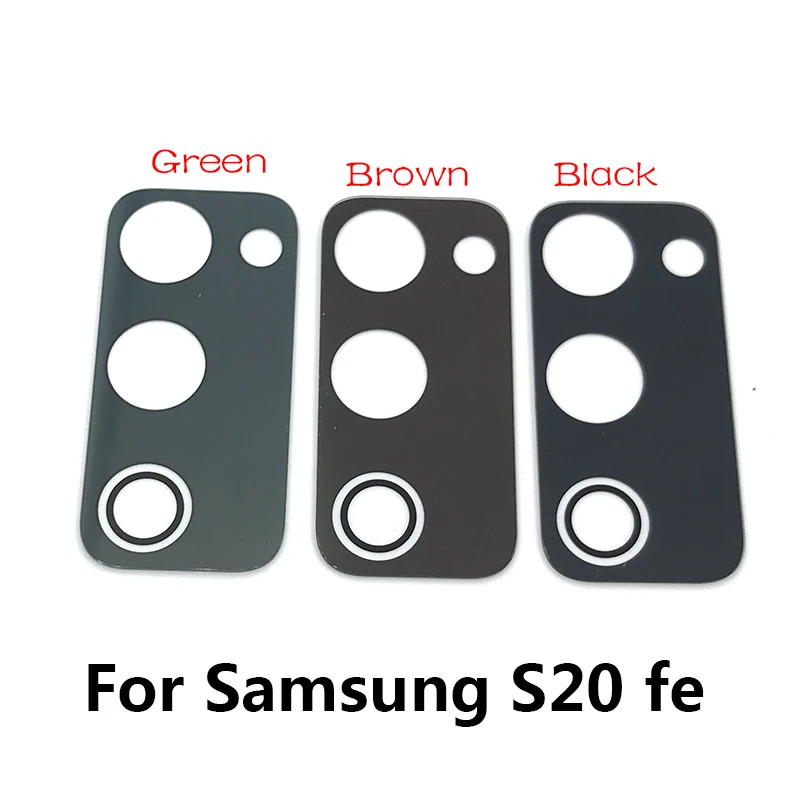 Стеклянный объектив задней камеры 2 шт./лот для Samsung S20 fe Plus Ultra S10 S10e A6 J8 A7 A750 A9 2018