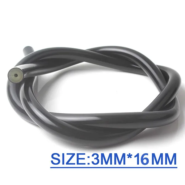 Black color JEELY 16 мм 18 мм диаметр для подводной охоты ленты для подводной охоты резиновая трубка натуральный латекс diy Дайвинг слинг трубки 100 см - Цвет: Black color