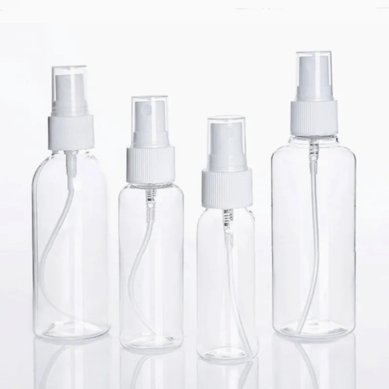 

5Pcs Spray Bottle 10ml 30ml 50ml 60ml 100ml Empty Vial Refillable Mist Pump Perfume Essential Oil Atomizer Travel Accessories