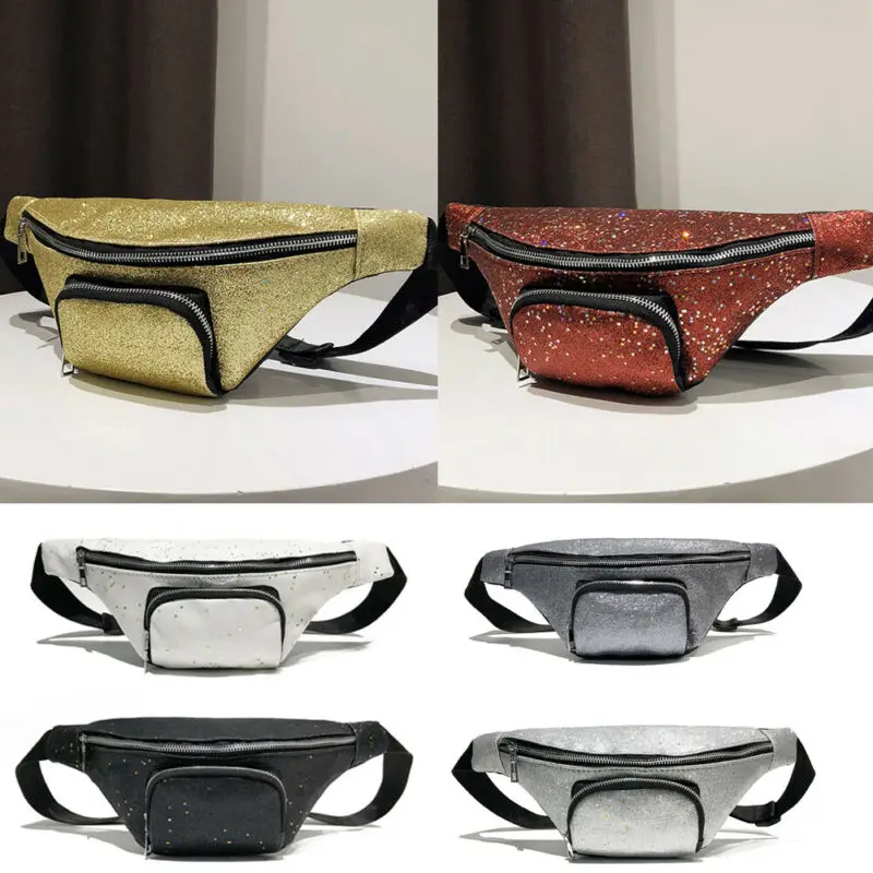 

Fashion Women Waist Fanny Pack Belt Bag Pouch Travel Hip Bum Bag Small Purse