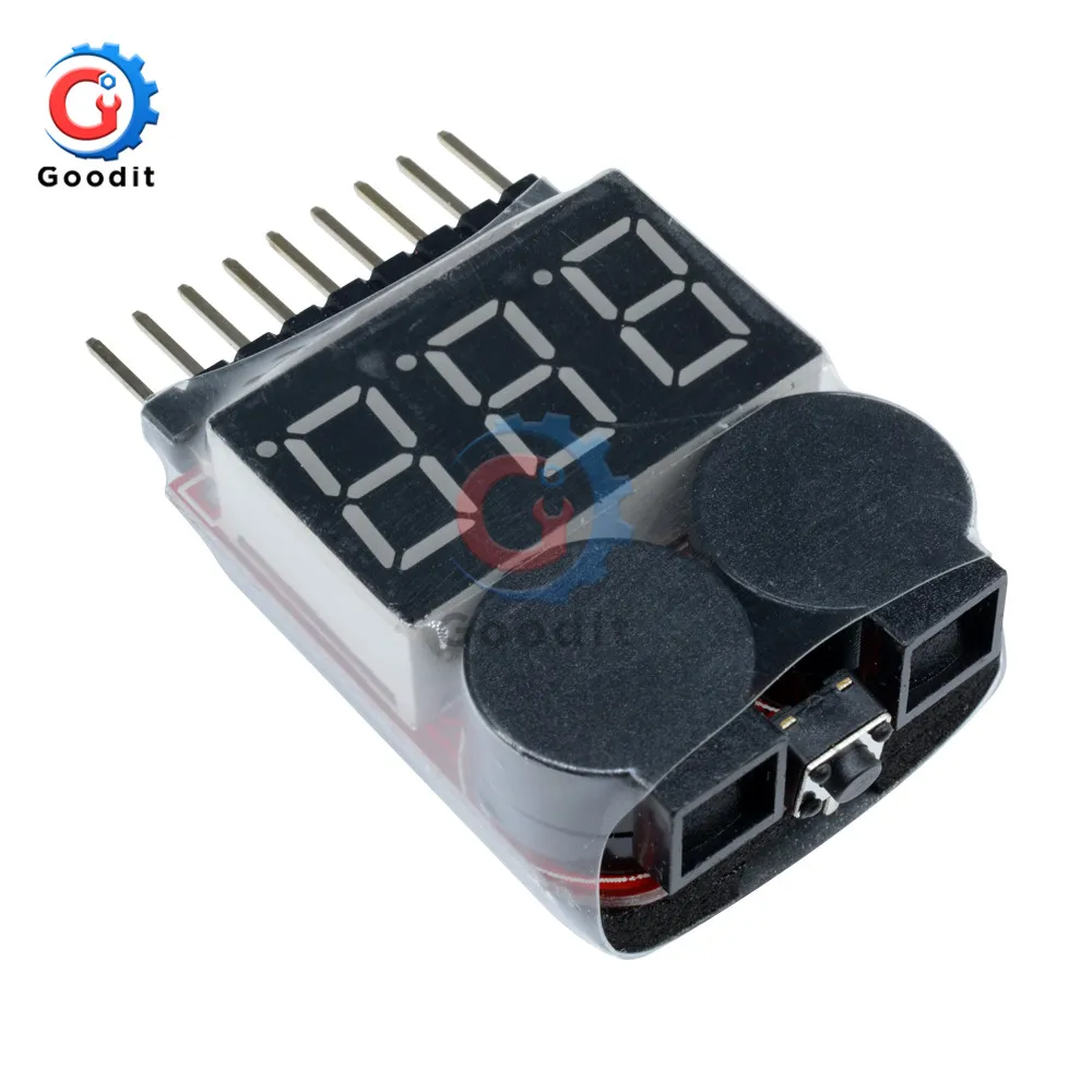 Цифровой сигнал с низким звуком 10 шт. 2 в 1 1S-8S Lipo/li-ion/Fe RC лодка аккумулятор