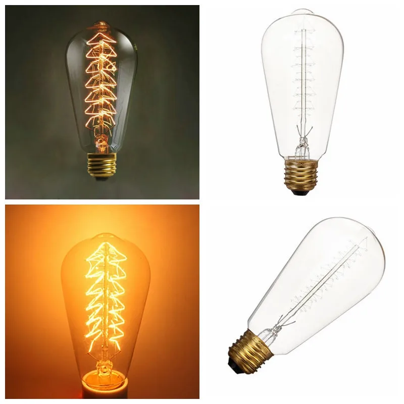 Лампы накаливания Эдисона 40 Вт|Осветительные гирлянды| |