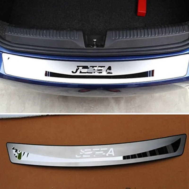 Stainless Steel Rear Bumper Protector Sill Car Accessor For VW Volkswagen Jetta MK6 2011 2012 2013 2014 | Автомобили и мотоциклы