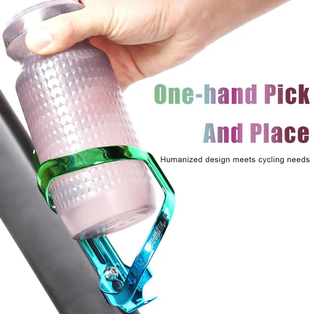 Цветной горный велосипед MTB дорожный клетка для бутылки с водой из алюминиевого