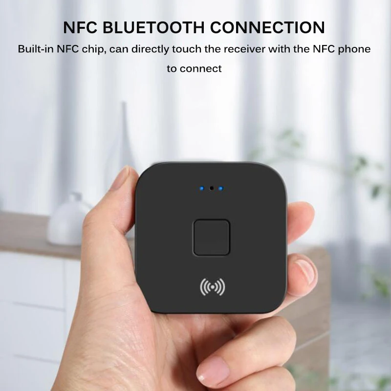 TIOODRE Bluetooth 5 0 приемник APTX LL с поддержкой NFC 3 мм AUX RCA Jack беспроводной адаптер