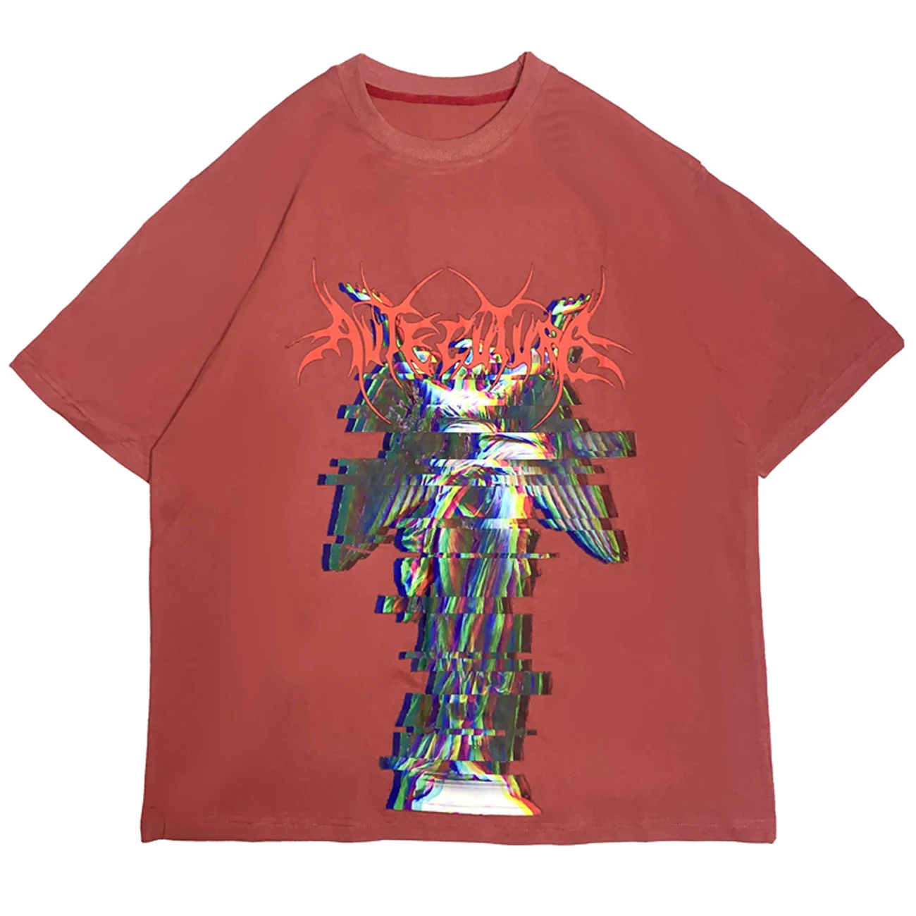 Футболка с коротким рукавом и принтом в стиле Харадзюку Модель 2020 года Свободная