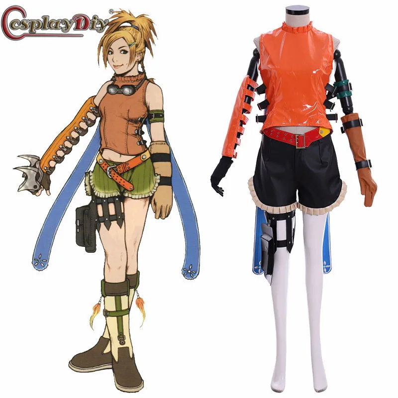 25 Off Cosplaydiy ファイナルファンタジー X コスプレ Ff リュック衣装女性フル服ハロウィンカーニバルカスタムメイド