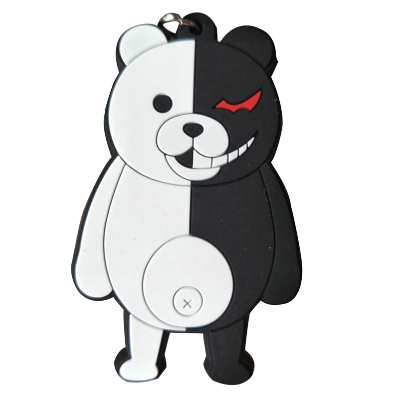 Игра Danganronpa: триггер счастливый хаос брелок мягкий резиновый мультфильм фигурка медведь брелок для девочек фанатов лучшие ювелирные аксессуары подарок
