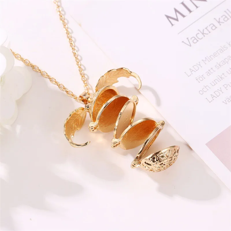 

Necklace Women 2020 undefined jewelry opens a chain pendant around the neck of a multi-layered wing photo box